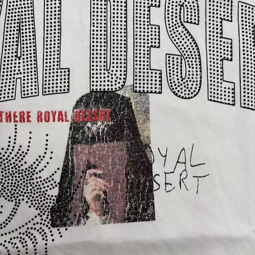 ROYAL DESERT Contrast‑Sleeve Portrait T‑Shirt