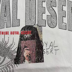 ROYAL DESERT Contrast‑Sleeve Portrait T‑Shirt
