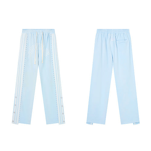 Roughplay Side‑Stripe Flare Sweatpants