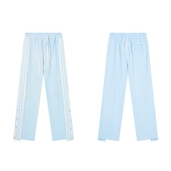 Roughplay Side‑Stripe Flare Sweatpants