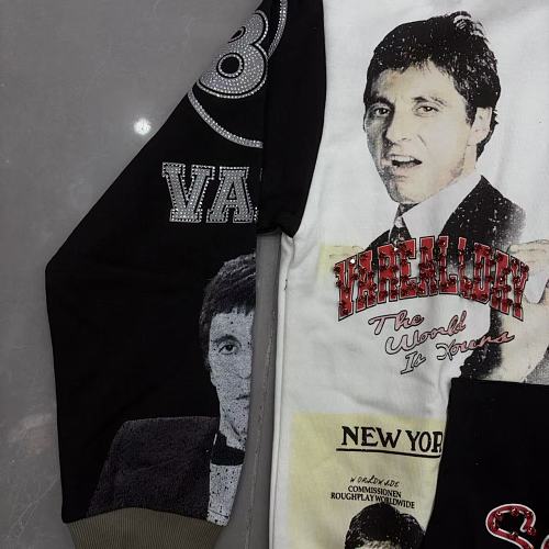 Vareallday Scarface‑Graphic Hoodie