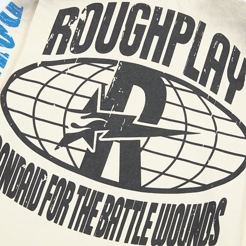 Roughplay Sun‑Pattern Graphic Long‑Sleeve Shirt