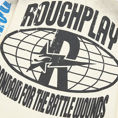 Roughplay Sun‑Pattern Graphic Long‑Sleeve Shirt