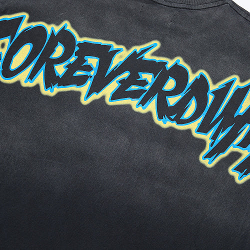DUAA Forever Vintage Graphic T‑Shirt