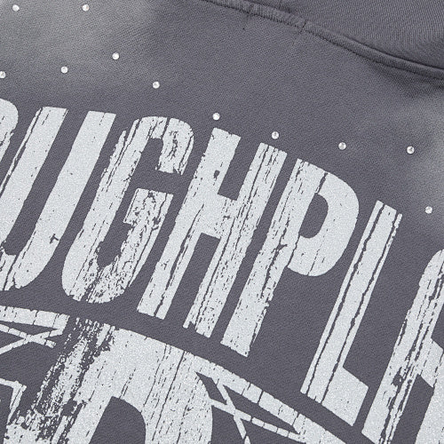 Roughplay Red Skull Graphic Hoodie