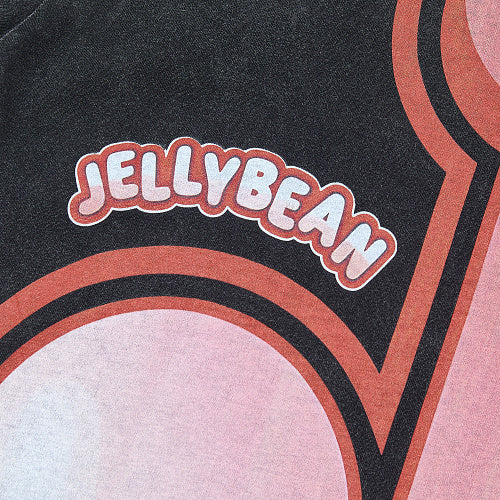 Jellybean Vintage Graphic Double Sided Print Short Sleeve T‑Shirt