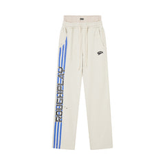 Roughplay Side‑Print Wide‑Leg Sweatpants