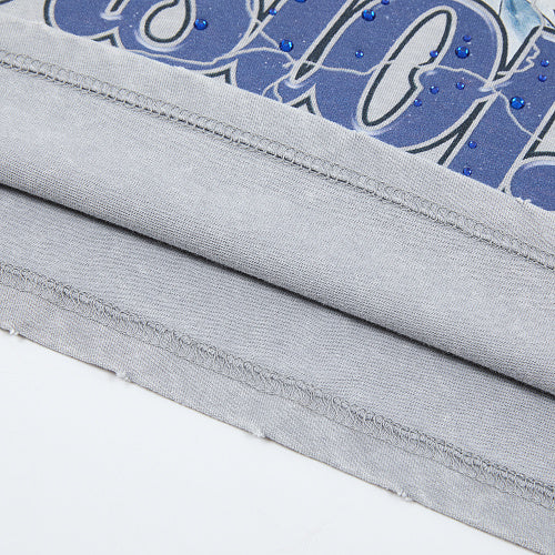 DUAA Tiger Graphic Grey T‑Shirt