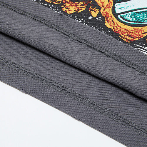 DUAA Eagle Graphic Dark‑Grey Short‑Sleeve T‑Shirt