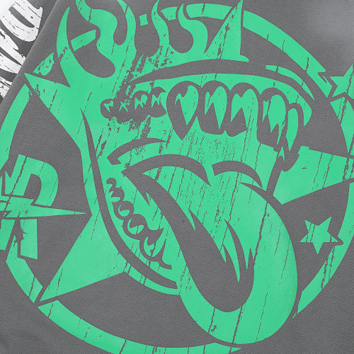 Roughplay Green Skull Graphic Hoodie
