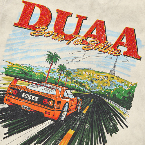 DUAA Scenery‑Graphic Off‑White Short‑Sleeve T‑Shirt