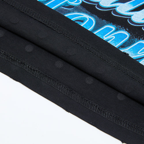 DUAA Motorcycle Graphic Black T‑Shirt