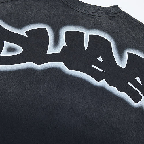 DUAA White Tiger Graphic Black T‑Shirt