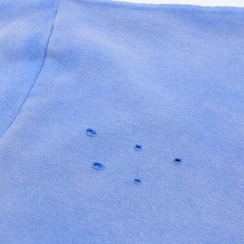 DUAA Portrait‑Graphic Blue Short‑Sleeve T‑Shirt