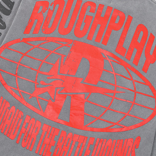Roughplay Red Graphic Long‑Sleeve T‑Shirt