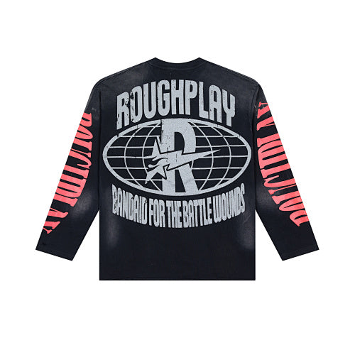 Roughplay Vintage Graphic Long‑Sleeve Shirt