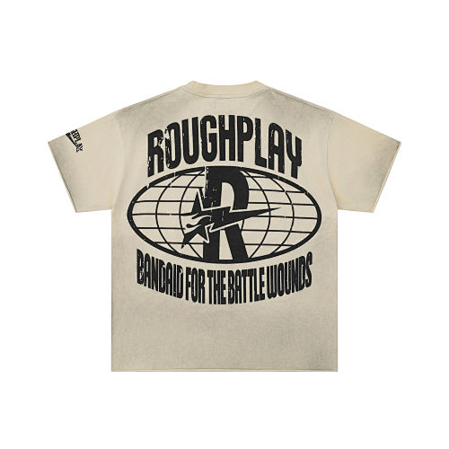 Roughplay Wolf Graphic Multi‑Color Short Sleeve T‑Shirt