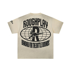 Roughplay Wolf Graphic Multi‑Color Short Sleeve T‑Shirt
