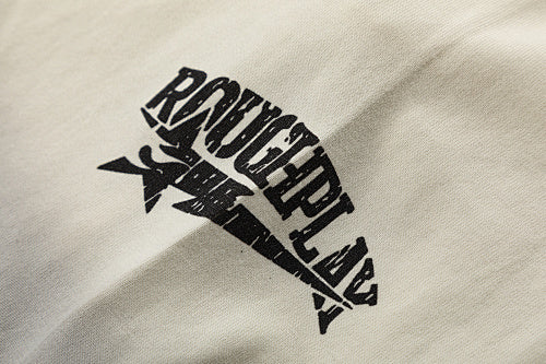 Roughplay Retro Cartoon Graphic Double‑Sided Print Short Sleeve T‑Shirt