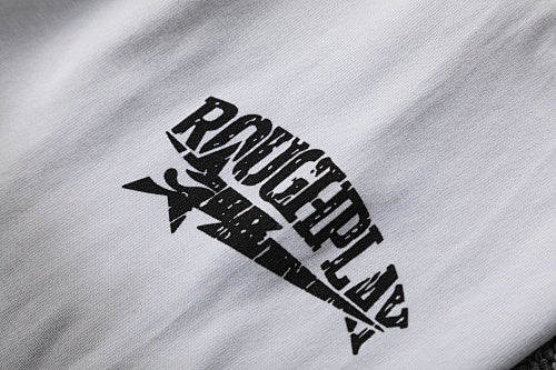 Roughplay I Love Rough Heart Graphic Double‑Sided Print Short Sleeve T‑Shirt