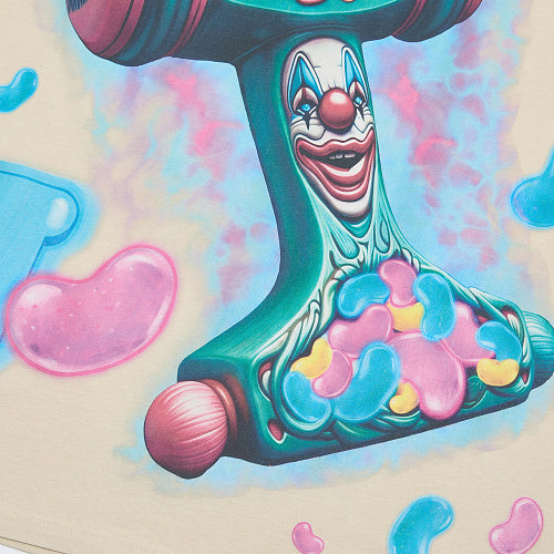 Jellybean Clown Hammer Double‑Sided Graphic T‑Shirt