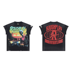 Roughplay Retro Graphic Tank Top