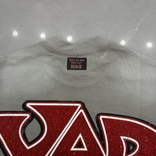Vareallday Movie‑Graphic Washed‑Grey Short‑Sleeve T‑Shirt
