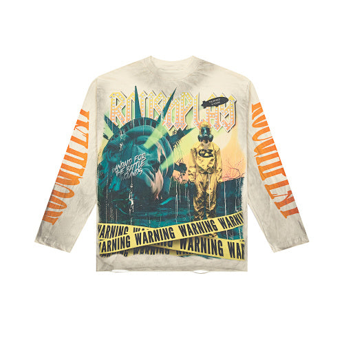 Roughplay Vintage Graphic Long‑Sleeve Shirt