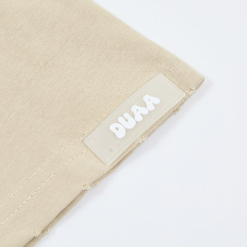 DUAA Angel Earth Graphic Beige T‑Shirt
