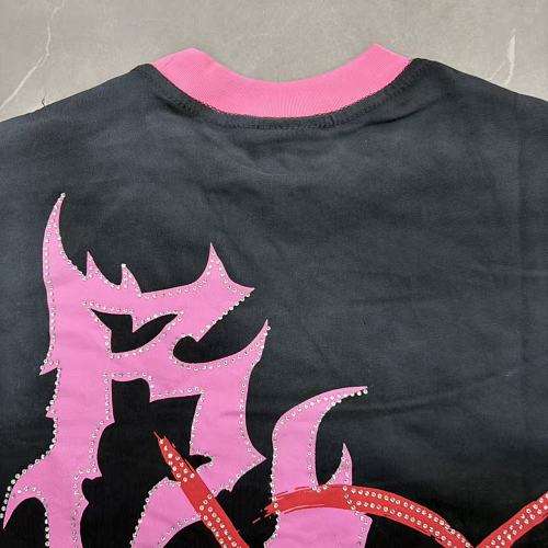 ROYAL DESERT Pink Trim Butterfly Vintage T‑Shirt