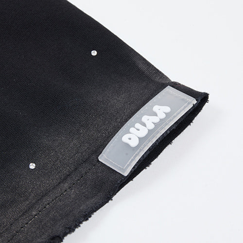 DUAA City‑Landscape Graphic Black Short‑Sleeve T‑Shirt