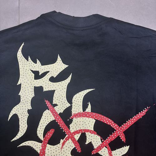 ROYAL DESERT Cowboy Rider Vintage Black T‑Shirt