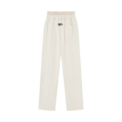 Roughplay Side‑Print Wide‑Leg Sweatpants