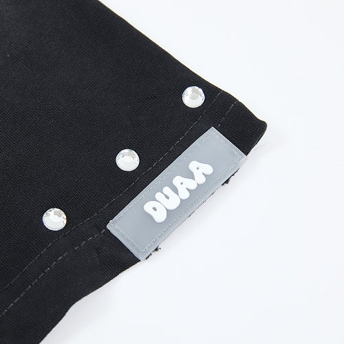 DUAA Motorcycle Graphic Black T‑Shirt