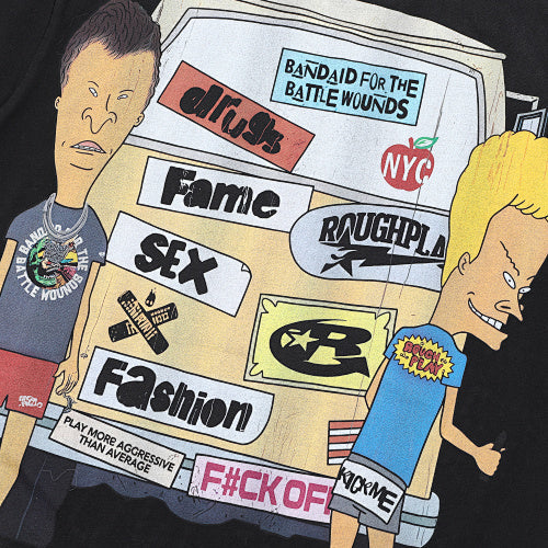 Roughplay Cartoon Graphic Short Sleeve T‑Shirt