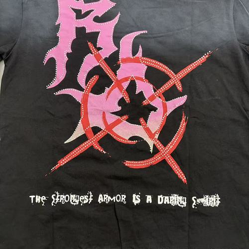 ROYAL DESERT Pink Trim Butterfly Vintage T‑Shirt