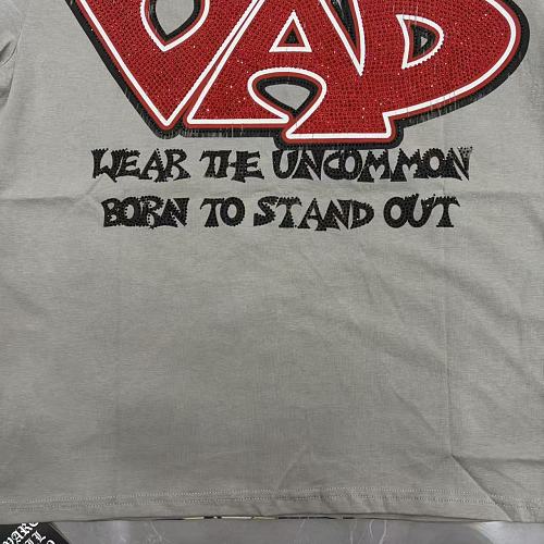Vareallday Movie‑Graphic Washed‑Grey Short‑Sleeve T‑Shirt