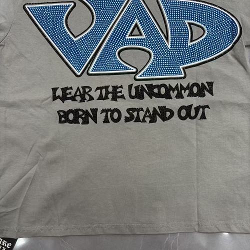 Vareallday Movie‑Graphic Washed‑Grey Short‑Sleeve T‑Shirt