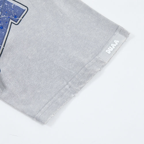 DUAA Tiger Graphic Grey T‑Shirt