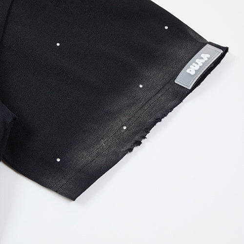 DUAA City‑Landscape Graphic Black Short‑Sleeve T‑Shirt