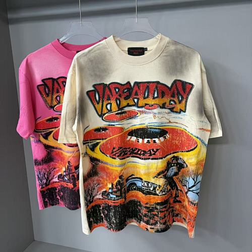 Vareallday Volcano Graphic Short‑Sleeve T‑Shirt