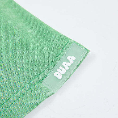 DUAA Green Baseball Graphic Short‑Sleeve T‑Shirt