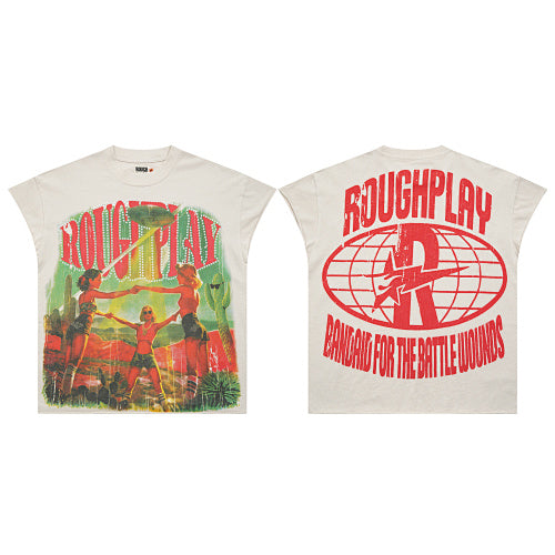 Roughplay Retro Fighter Graphic Tank Top