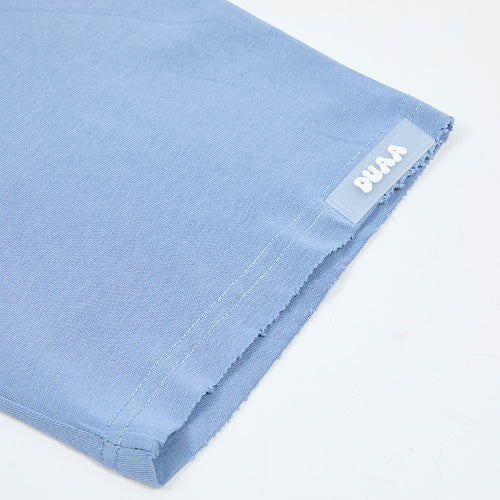 DUAA Green‑Blue Raglan Short‑Sleeve T‑Shirt