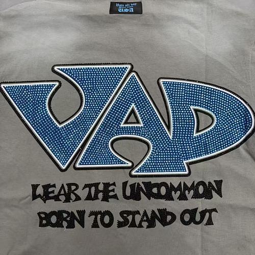 Vareallday Movie‑Graphic Washed‑Grey Short‑Sleeve T‑Shirt