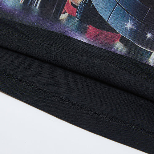 Jellybean Skull Candy Galaxy Graphic T‑Shirt