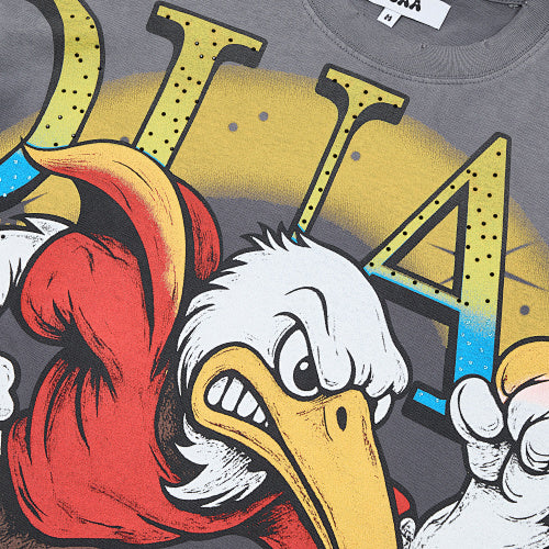 DUAA Eagle Graphic Dark‑Grey Short‑Sleeve T‑Shirt