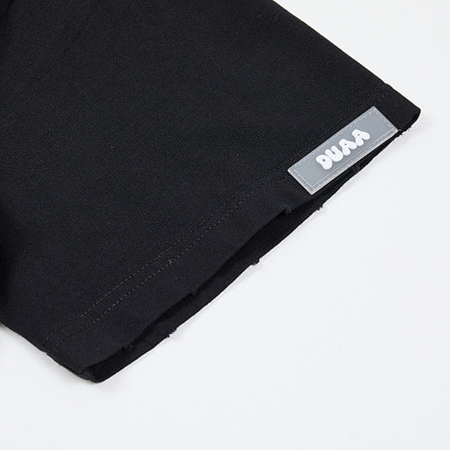 DUAA Global Run‑Club Graphic Black Short‑Sleeve T‑Shirt