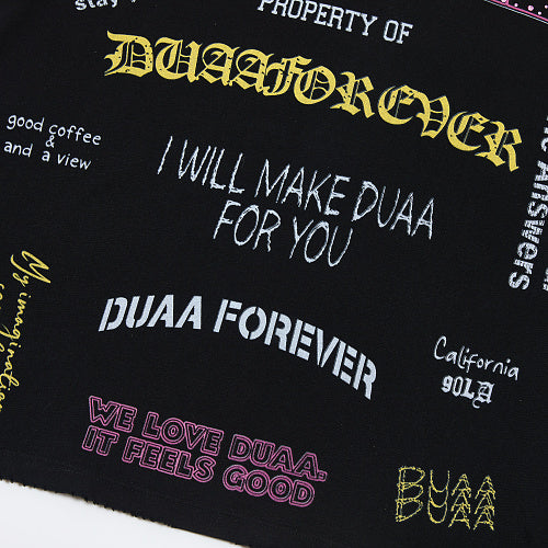 DUAA Color‑Block Raglan Short‑Sleeve T‑Shirt