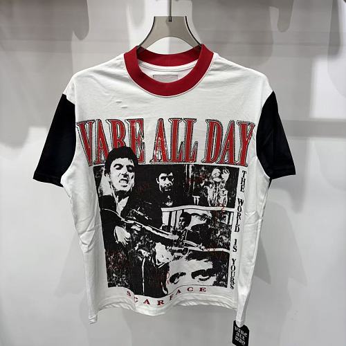 Vareallday Scarface‑Graphic Ringer T‑Shirt